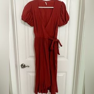 Wrap Midi Dress from Urban Outfitters